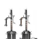 “SK Профи – 2.0 Универсал” со стеклянной "флейтой" PRO CAP 2 дюйма с кубами 32, 36, 50, 100л со стандартными сферическими и усиленными купольными крышками (выбор комплектации)