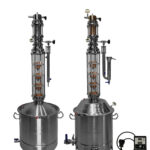 "SK Профі GLASS-3.0" зі скляною флейтою PRO CAP 4 дюйми з кубами 32, 36, 50, 100л зі стандартними сферичними та посиленими купольними кришками (вибір комплектації)