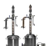 "SK Профі GLASS-2.0 Універсал" зі скляною флейтою PRO CAP 2 дюйми з кубами 32, 36, 50, 100л зі стандартними сферичними та посиленими купольними кришками (вибір комплектації)