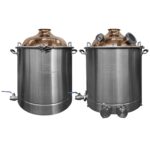 Куб 100л с толстой (1,2 мм, 9л) медной крышкой (выбор комплектации)